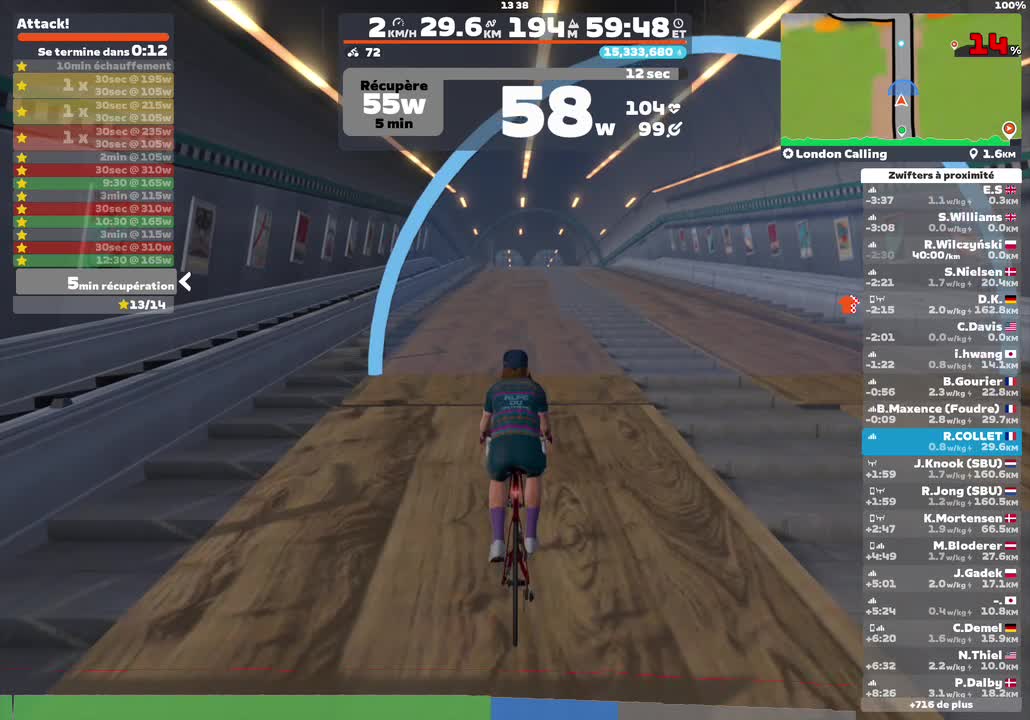 Zwift - Attack! on London Calling in London
