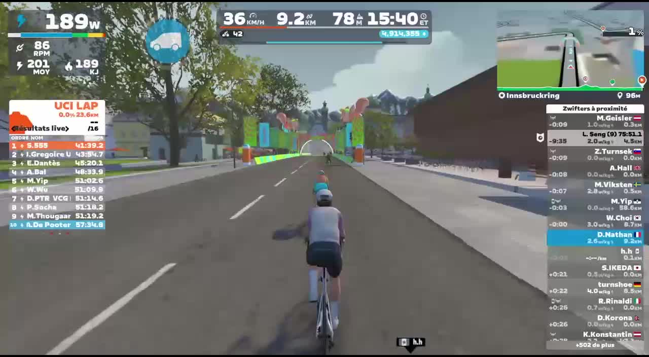 Zwift - Innsbruckring in Innsbruck