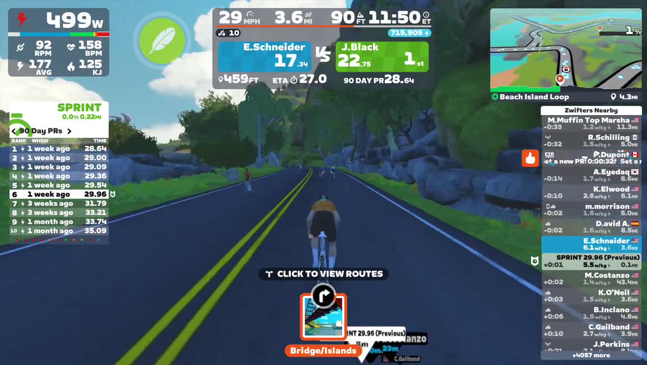 Zwift - Beach Island Loop in Watopia