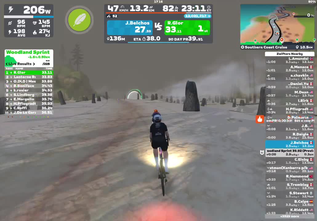 Zwift - Southern Coast Cruise in Watopia