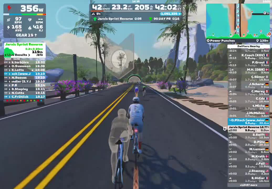 Zwift - Power Punches in Watopia