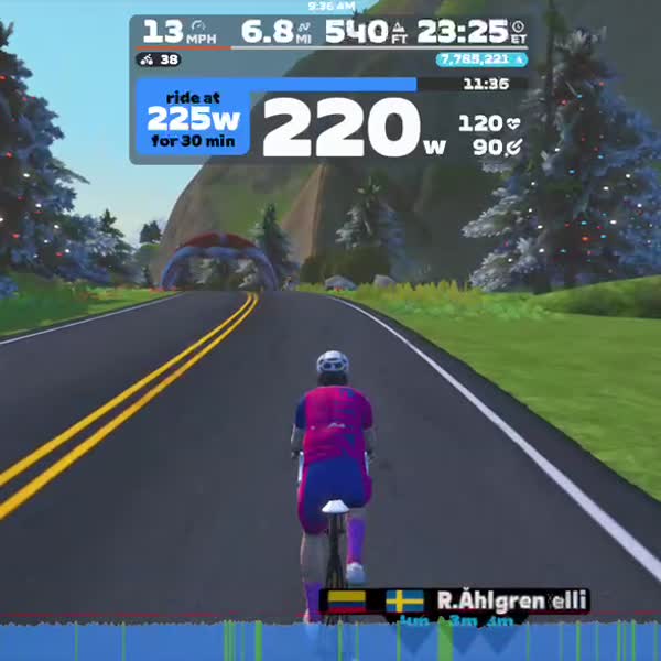 Zwift -  2 And 5 on Hilly Route in Watopia