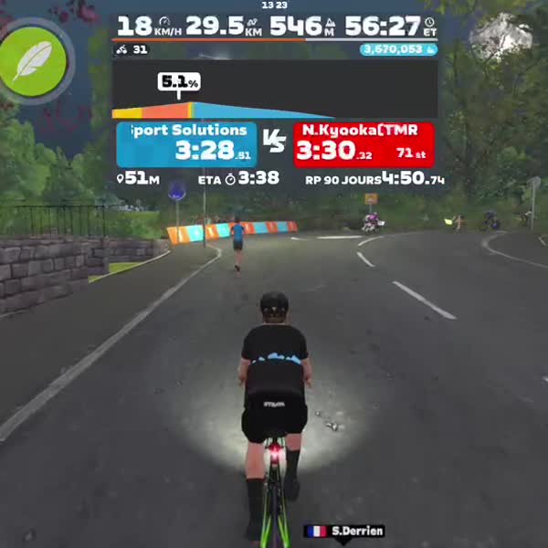 Zwift - Yorkshire Double Loop in Yorkshire