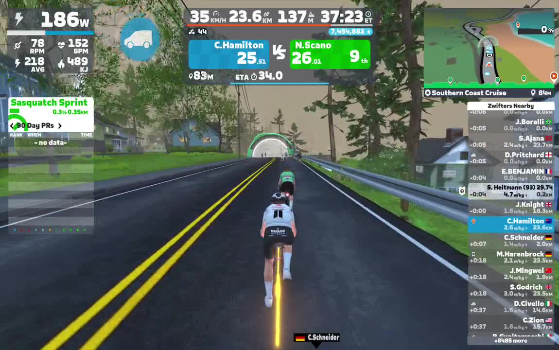 Zwift - Southern Coast Cruise in Watopia