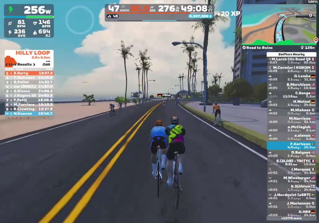 Zwift - Road to Ruins in Watopia