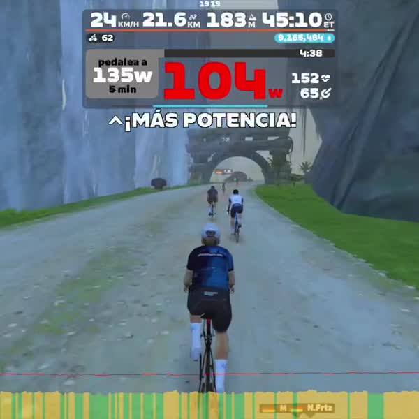 Zwift - 3x15 sweet spoot  on Jungle Circuit in Watopia