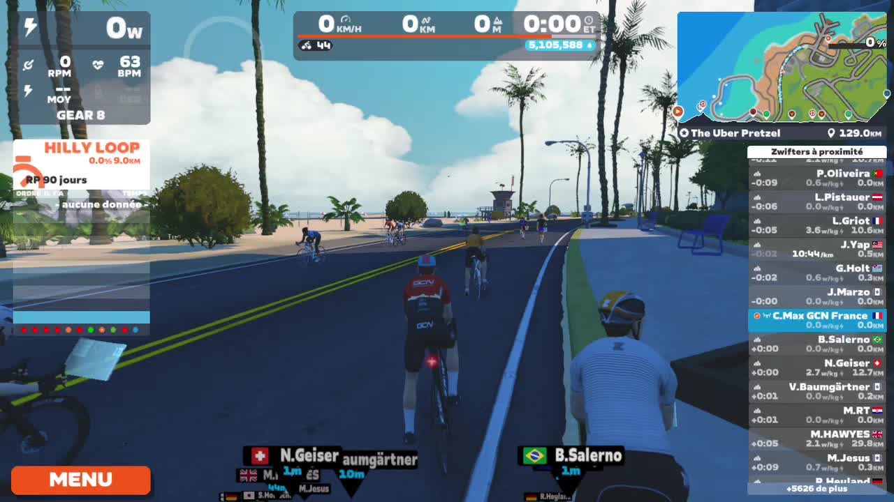 Zwift - The Uber Pretzel in Watopia
