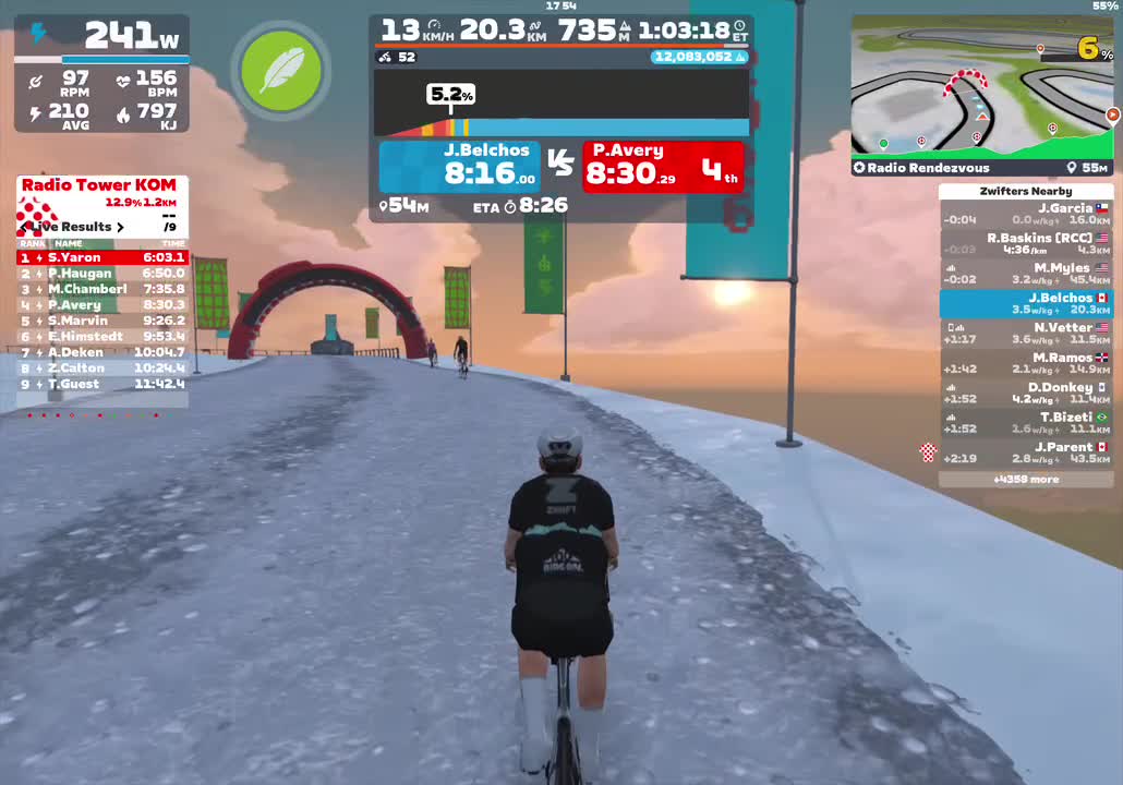 Zwift - Radio Rendezvous in Watopia