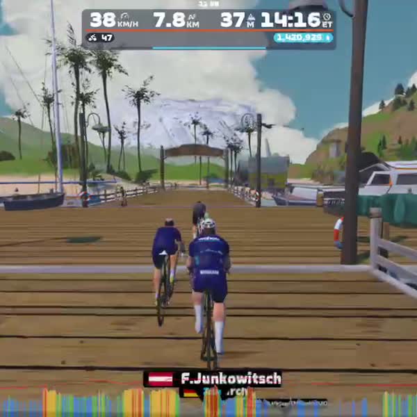 Zwift - Spiral into the Volcano in Watopia