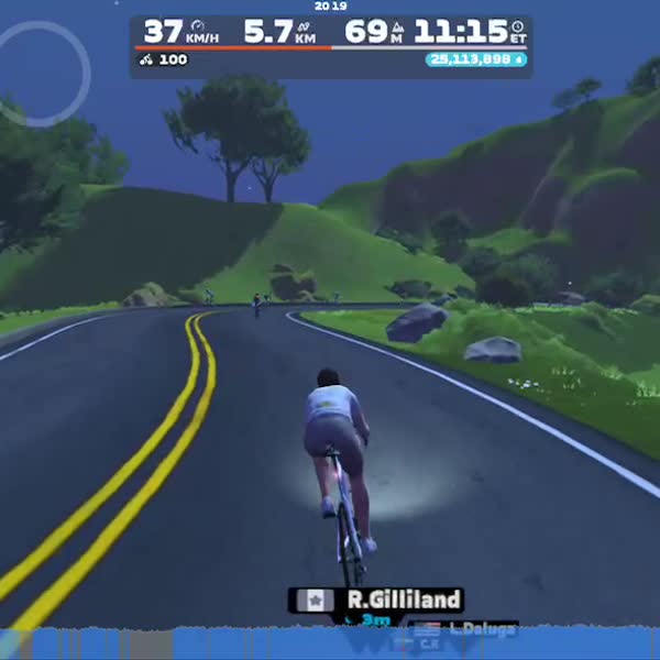 Zwift - Loop de Loop in Watopia