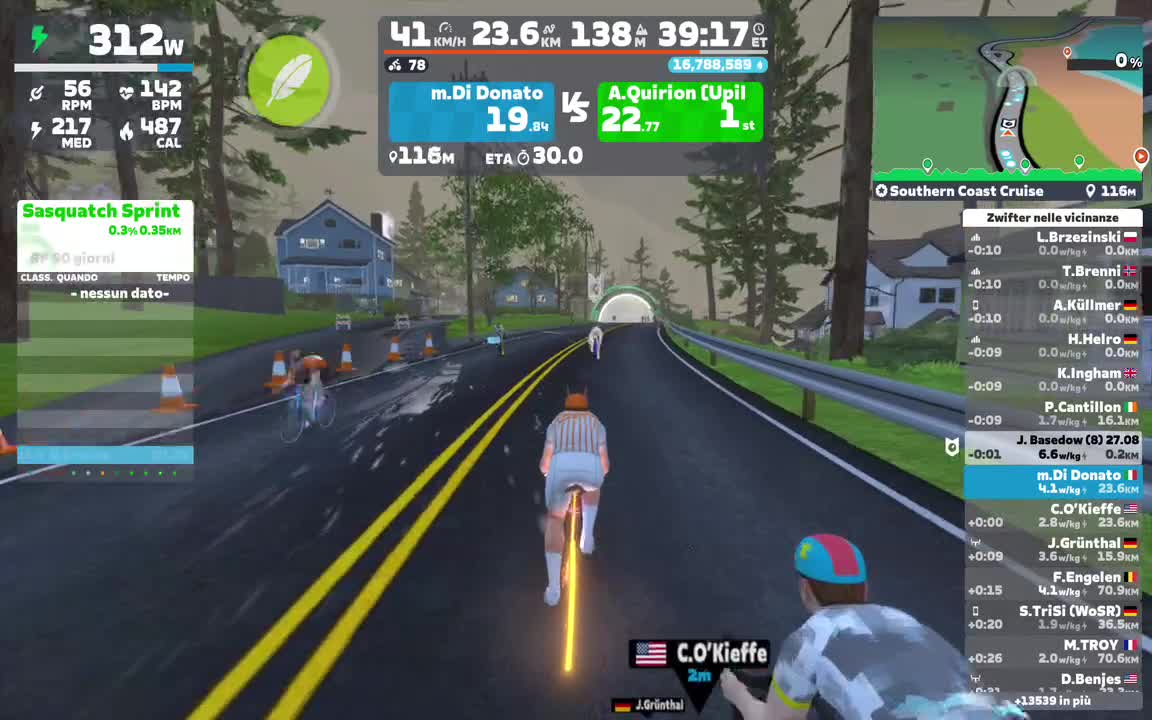 Zwift - Southern Coast Cruise in Watopia