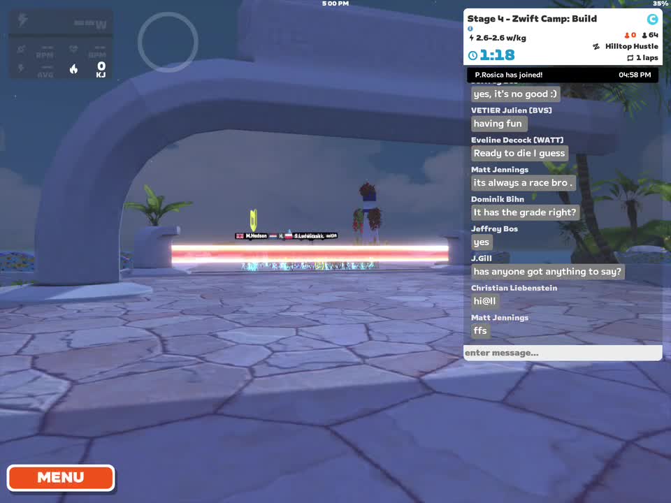 Zwift - Group Ride: Stage 4 - Zwift Camp: Build  (C) on Hilltop Hustle in Watopia