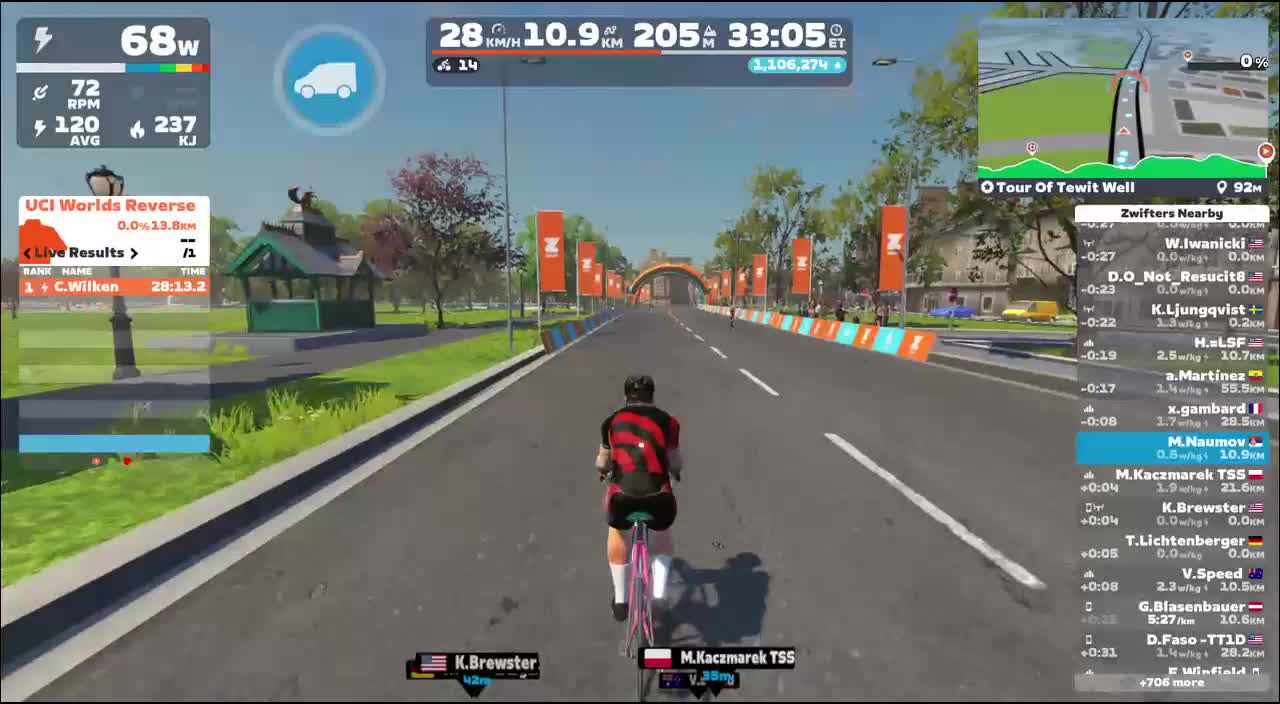 Zwift - Tour Of Tewit Well in Yorkshire