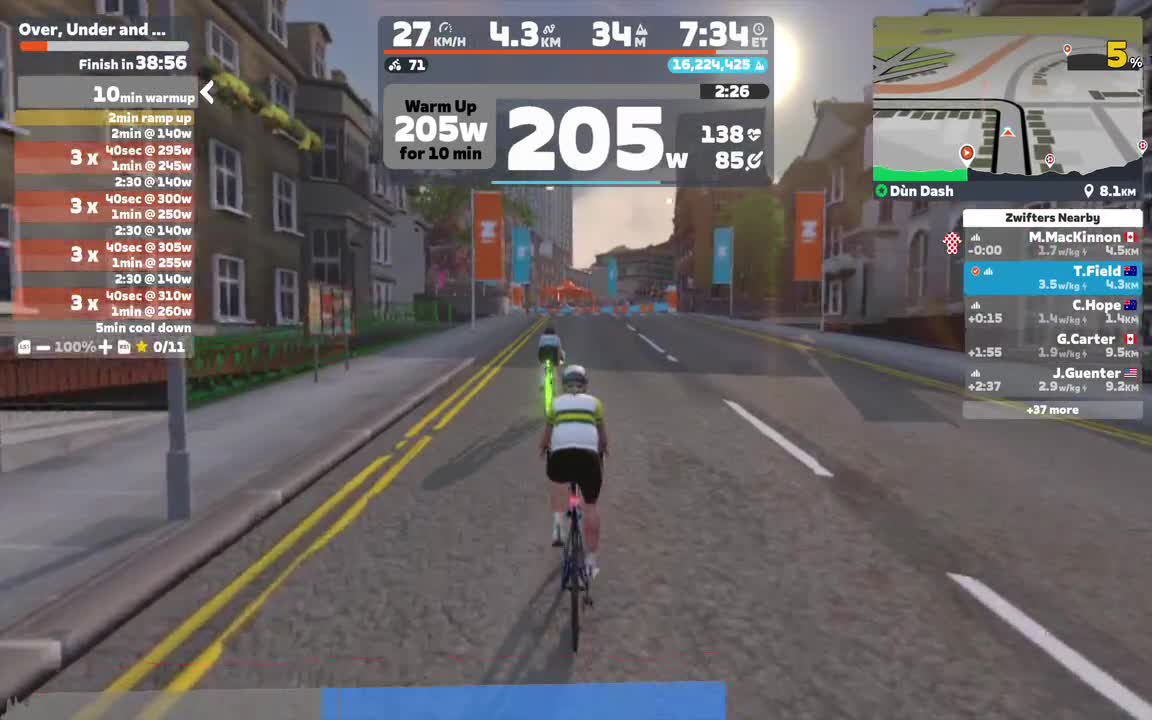 Zwift - Over, Under and Beyond on Dùn Dash in Scotland