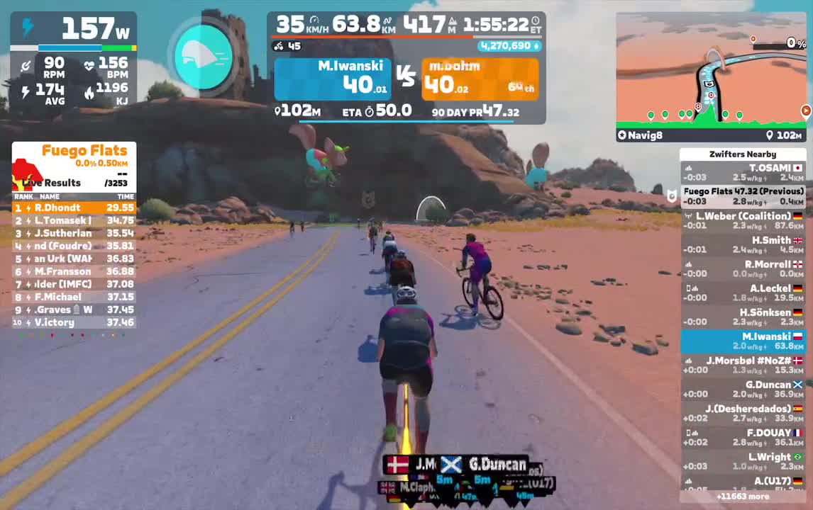 Zwift - Navig8 in Watopia
