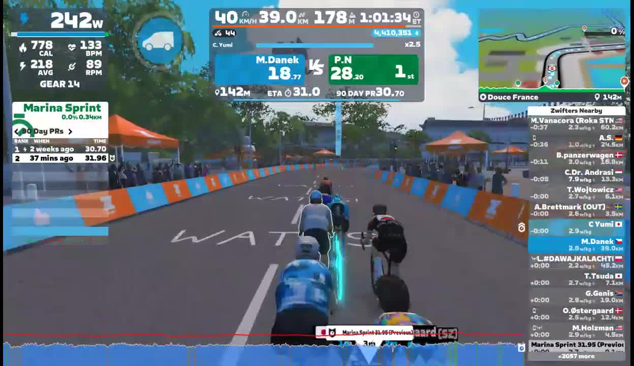 Zwift - Douce France in France