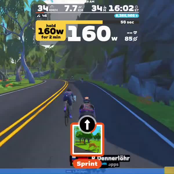 Zwift - The Long Ride on Flat Route in Watopia