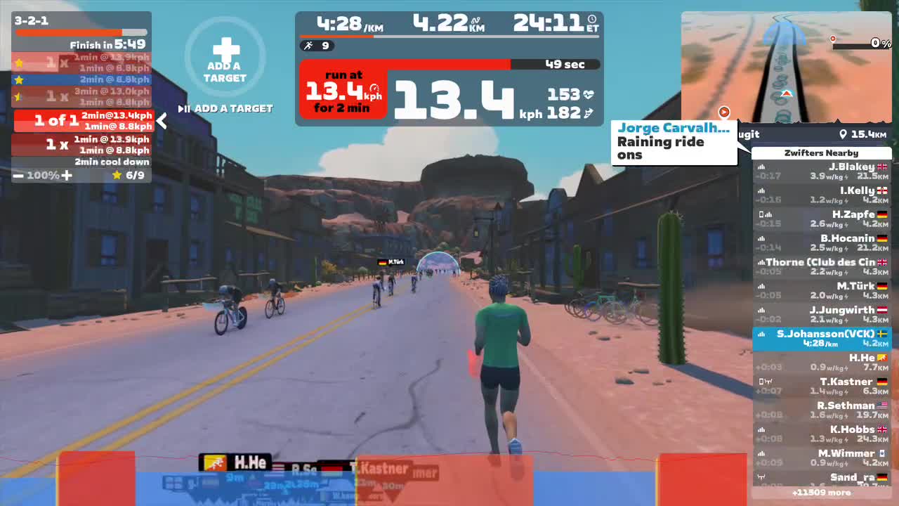 Zwift - 3-2-1 on Tempus Fugit in Watopia