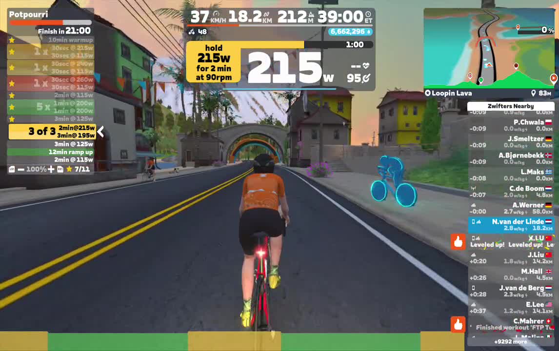 Zwift - Potpourri on Loopin Lava in Watopia