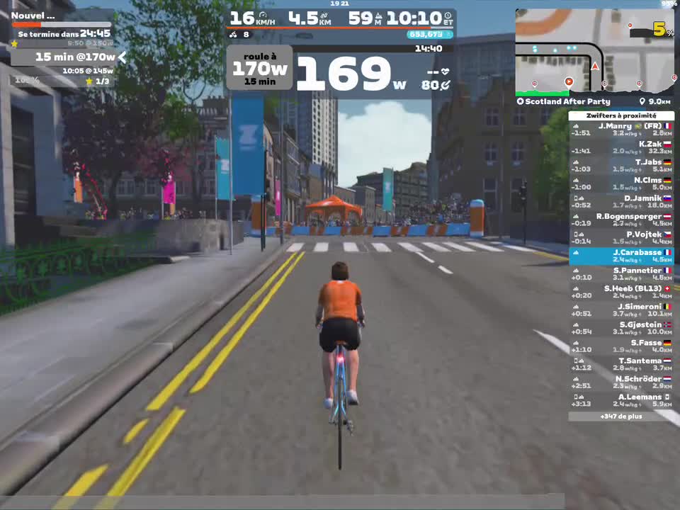Zwift - Nouvel entraînement on Scotland After Party in Scotland
