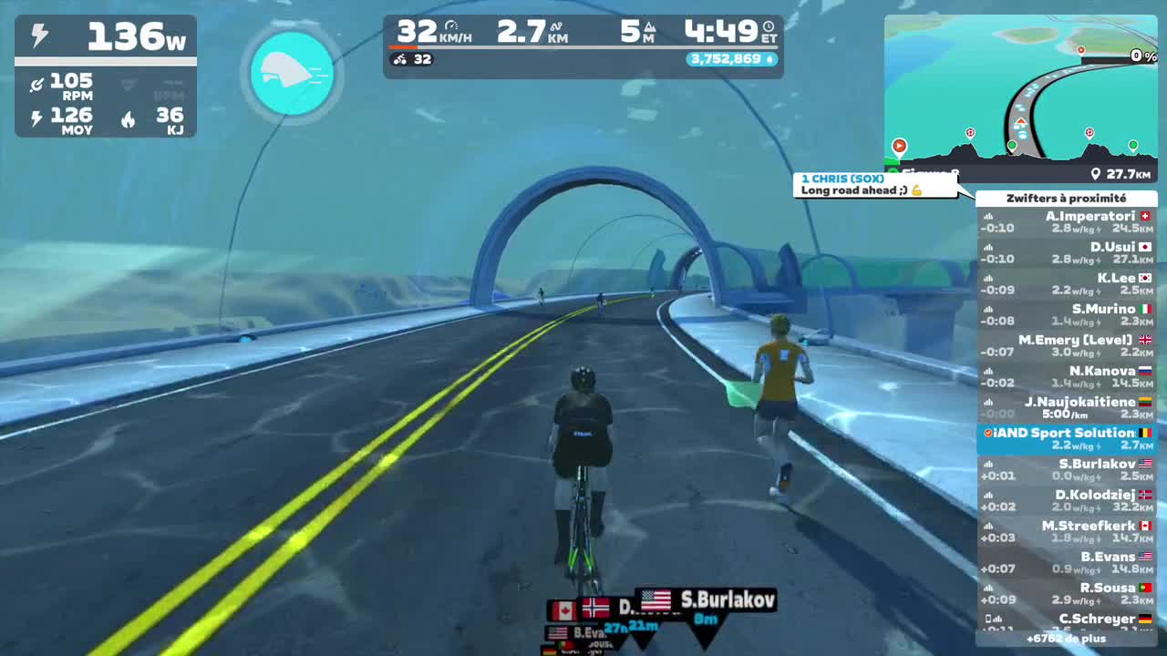 Zwift - Figure 8 in Watopia