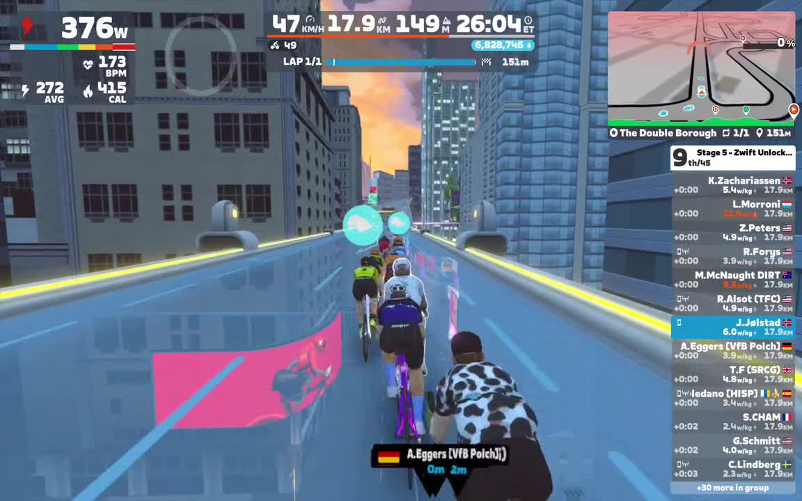 Zwift Race - New York City