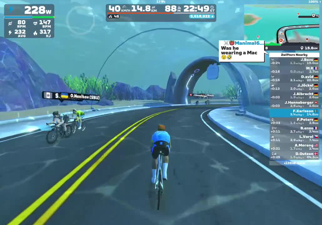 Zwift - Waisted 8 in Watopia