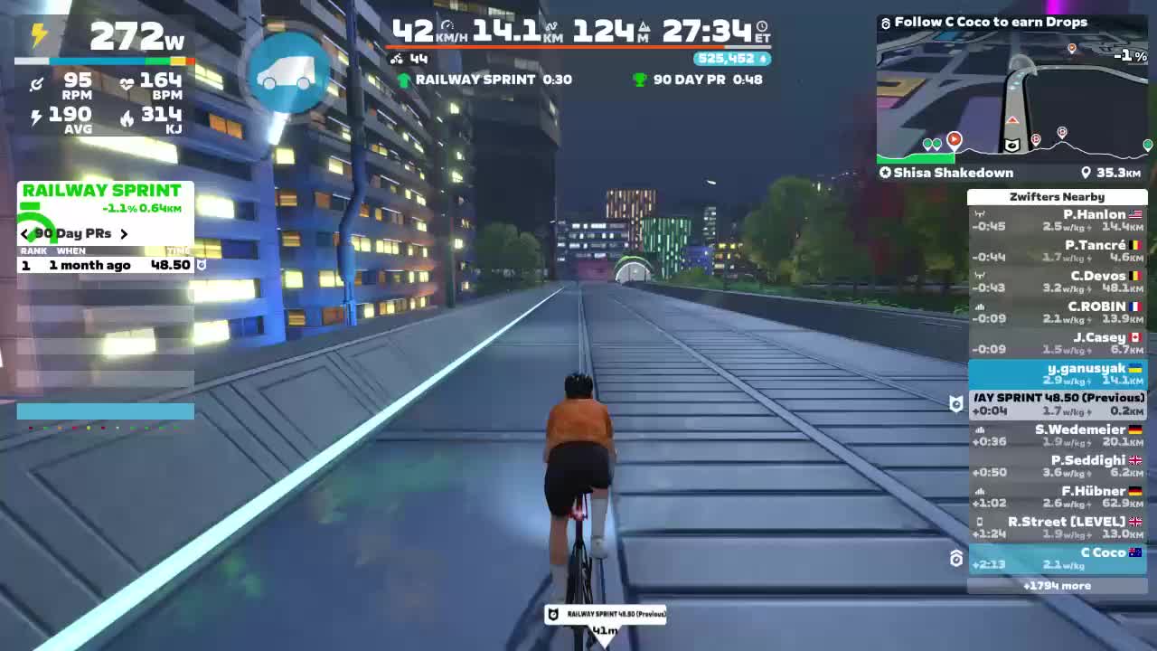 Zwift - Shisa Shakedown in Makuri Islands